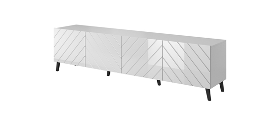 Picture of RTV cabinet ABETO 200x42x52 white/gloss white