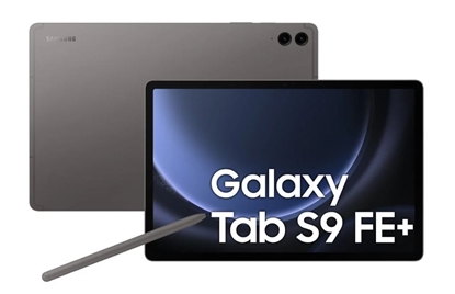 Attēls no Samsung Galaxy Tab S9 FE+ 5G 128 GB 31.5 cm (12.4") Samsung Exynos 8 GB Wi-Fi 6 (802.11ax) Android 13 Grey