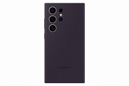 Attēls no Samsung Silicone Cover Galaxy S24 Ultra - dark violet