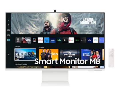 Attēls no Samsung Smart Monitor M8 LS32CM801UUXDU computer monitor 81.3 cm (32") 3840 x 2160 pixels 4K Ultra HD LCD White