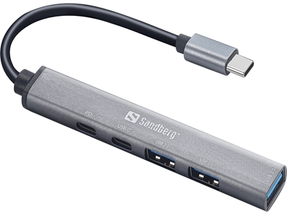 Изображение Sandberg 336-50 USB-C to 3xUSB-A+2xUSB-C Saver