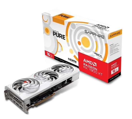 Picture of SAPPHIRE Radeon RX 7800 XT PURE GAMING OC 16GB GDDR6 graphics card