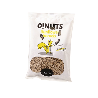 Изображение Saulespuķu sēklas O!NUTS, lobītas, 150 g