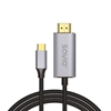 Изображение Savio USB-C Male - HDMI Male 2.0b 1m Silver