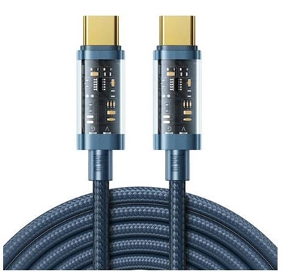 Attēls no USB cable 100W Type-C to Type-C | 1.2m-Blue