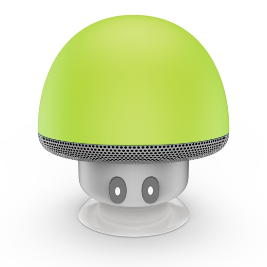 Picture of Setty Funny Mushroom 3W Bluetooth Skaļrunis 280mAh ar iebūvētu mikrofonu Green