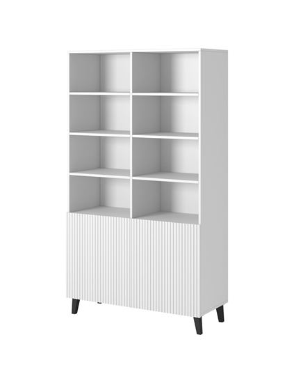 Picture of Shelving unit PAFOS 100x40x176.5 cm white matt