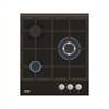 Изображение Simfer | Hob | H4.305.HGSSP | Gas on glass | Number of burners/cooking zones 3 | Rotary knobs | Black