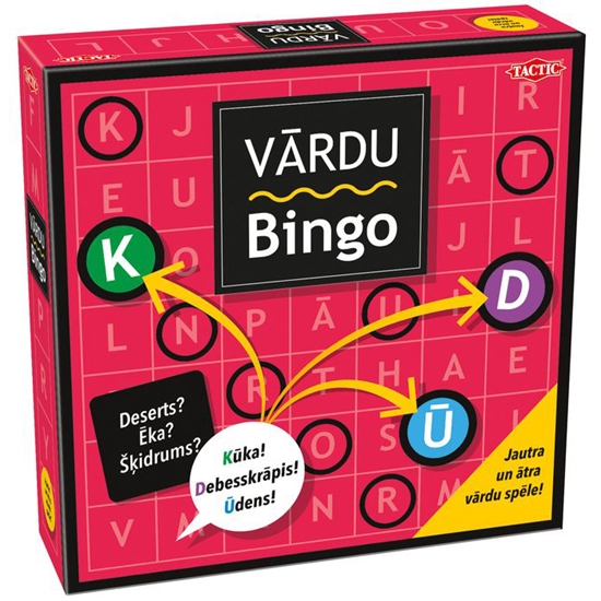 Изображение Spēle Vārdu Bingo Tact LV