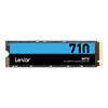 Picture of SSD|LEXAR|NM710|500GB|M.2|PCIe Gen4|NVMe|Write speed 2600 MBytes/sec|Read speed 5000 MBytes/sec|2.45mm|TBW 300 TB|MTBF 1500000 hours|LNM710X500G-RNNNG