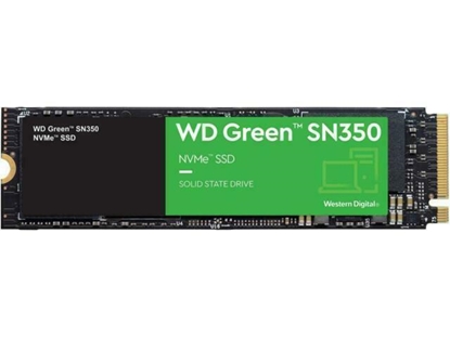 Picture of SSD|WESTERN DIGITAL|Green SN350|250GB|M.2|PCIe Gen3|NVMe|TLC|Write speed 1500 MBytes/sec|Read speed 2400 MBytes/sec|2.38mm|TBW 40 TB|MTBF 1000000 hours|WDS250G2G0C