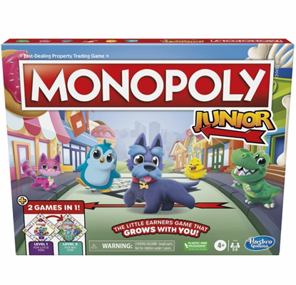 Изображение Monopoly MONOPOLY Board game Junior 2 Games In 1 (in Lithuanian lang.)