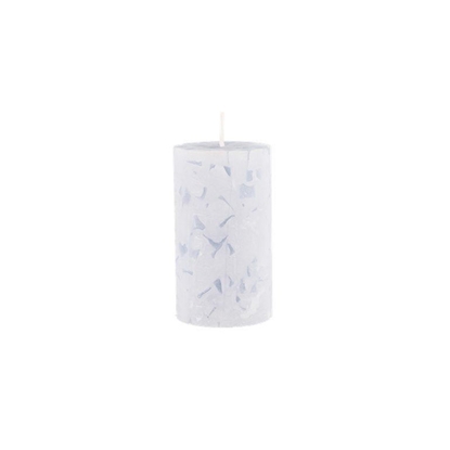 Изображение Svece stabs Polar Mosaic 6.8x12cm 64h balta, gaiši zila, pel