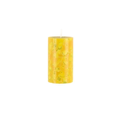 Изображение Svece stabs Polar Mosaic 6.8x12cm 64h dzeltena, oranža, zaļa
