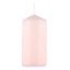 Изображение Svece stabs Polar Pillar candle light pink 7x15 cm