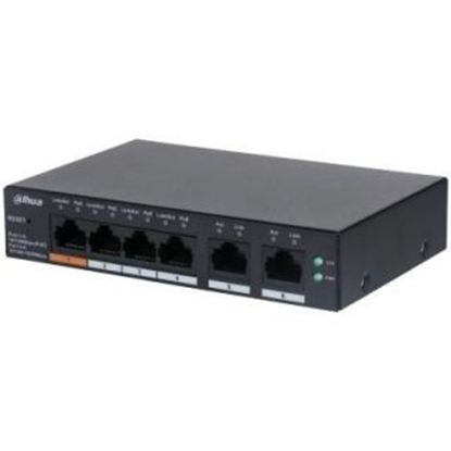 Attēls no Switch|DAHUA|CS4006-4ET-60|Type L2|Desktop/pedestal|PoE ports 4|CS4006-4ET-60