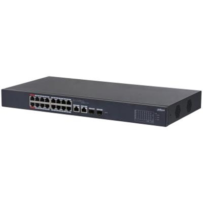 Attēls no Switch|DAHUA|CS4218-16ET-240|Type L2|Desktop/pedestal|16x10Base-T / 100Base-TX|PoE ports 16|DH-CS4218-16ET-240