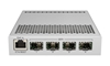 Picture of Switch|MIKROTIK|1x10Base-T / 100Base-TX / 1000Base-T|4xSFP+|PoE ports 1|CRS305-1G-4S+IN