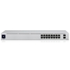 Изображение Switch|UBIQUITI|USW-16-POE|Type L2|Desktop/pedestal|Rack|16x10Base-T / 100Base-TX / 1000Base-T|2xSFP|PoE ports 16|PoE+ ports 8|18 Watts|USW-16-POE