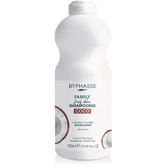 Изображение Šampūns Byphase Family Fresh kokosriekstu, krāsotiem 750ml