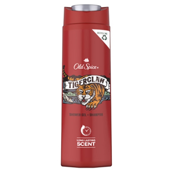 Изображение Šampūns un dušas želeja Old Spice Tiger Claw 400ml