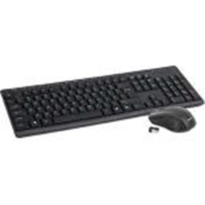 Изображение Tastatūra ar peli bezvada OKM071B ENG melna Omega