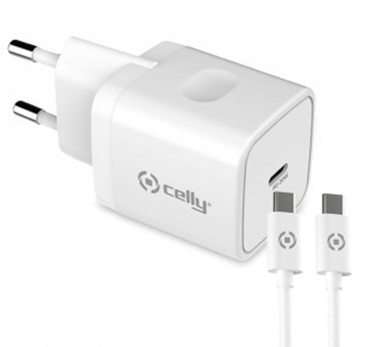 Attēls no TC USB-C 20W+TYPE-C CABLE WHITE