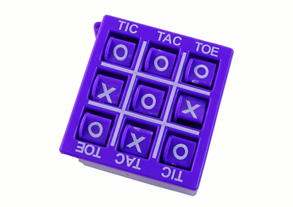 Изображение Tic-tac-toe žaidimas 4,5 cm, violetinės spalvos