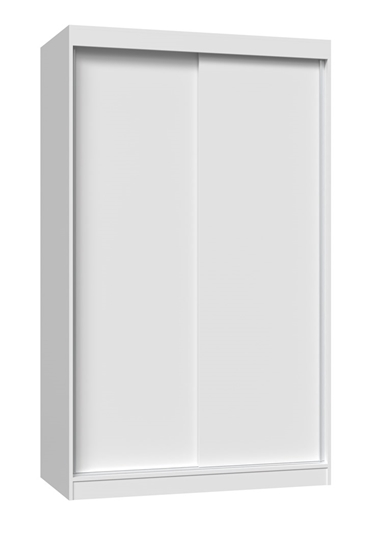 Picture of Topeshop IGA 120 BIEL B KPL bedroom wardrobe/closet 7 shelves 2 door(s) White