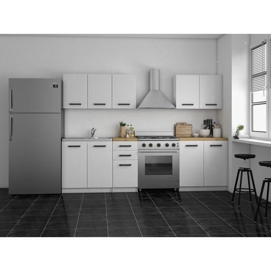 Picture of Topeshop KUCHNIA SET 200 BIEL kitchen/dining room furniture set