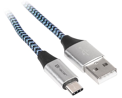 Attēls no Tracer 46266 USB 2.0 Type C A Male 1m Black Blue