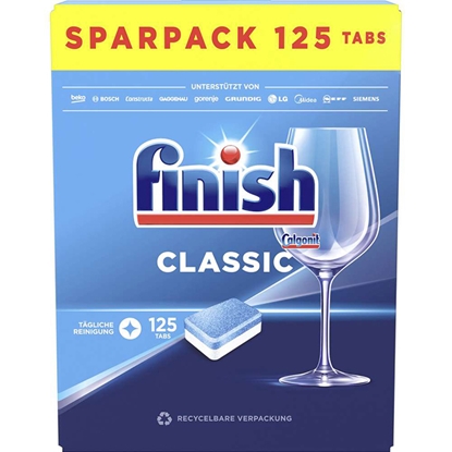 Изображение Trauku mazg.tabletes Finish Classic 125gab.