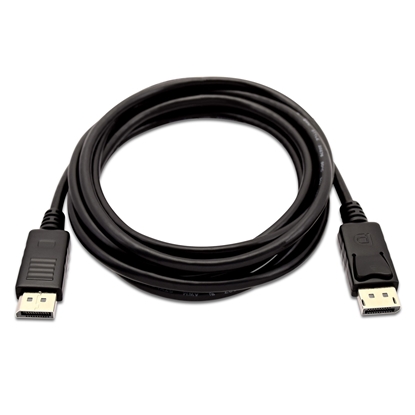 Picture of V7 Black Video Cable DisplayPort Male to DisplayPort Male 3m 10ft