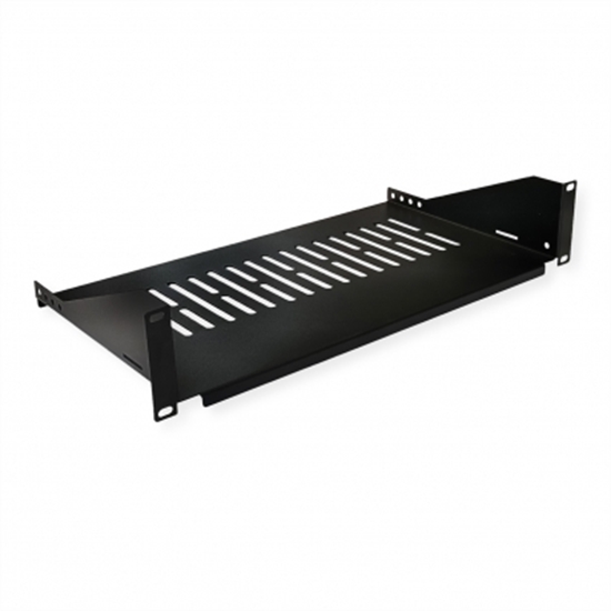 Picture of VALUE 19"-Fixed Shelf,  485 x 250mm, max. 10kg, 2U, black