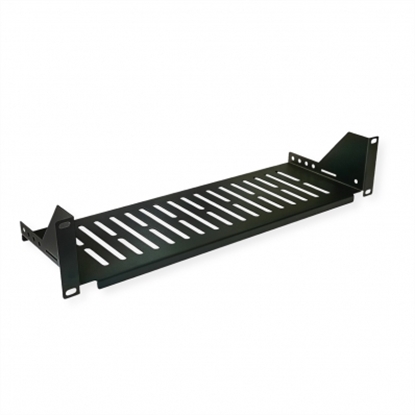 Attēls no VALUE 19"-Fixed Shelf, 485 x 150mm, max. 10 kg, 2U, black