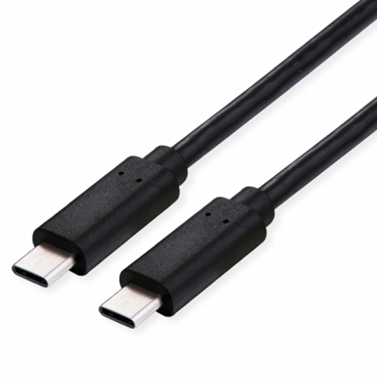 Picture of VALUE Cable USB4 Gen2x2, with Emark, C–C, M/M, 100W, black, 2 m