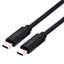 Изображение VALUE Cable USB4 Gen3x2, with Emark, C–C, M/M, 100W, black, 0.5 m