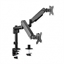 Attēls no VALUE Dual Monitor Arm, Pole Mount, 4 Joints, Desk Clamp