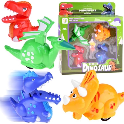 Изображение Važinėjančių dinozaurų rinkinys, 4 vnt.