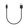 Изображение Veho Pebble USB-A to micro-USB Universal Charge and Sync 0.2m/0.7ft Cable – Black (VCL-001-M-20CM)