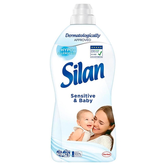 Изображение Veļas mīkst. Silan Sensitive&Baby 1672ml