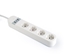 Attēls no Viedā Rozete Gembird Smart Power Strip with USB Charger 4 Sockets White