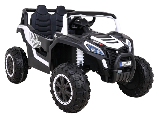 Изображение Vienvietis elektromobilis Buggy UTV 2000M Racing, baltas