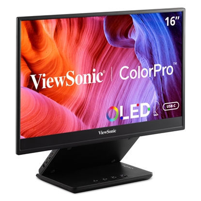 Изображение Viewsonic VP Series VP16-OLED computer monitor 40.6 cm (16") 1920 x 1080 pixels Full HD Touchscreen Black