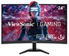 Изображение ViewSonic VX2418-C Curved Gaming Monitor 24" 16:9 (23.6") 1920 x 1080 Full HD, 1500R curve monitor, SuperClear® VA, 165hz, 1ms, FreeSync Premium, 2 HDMI, DisplayPort, speakers