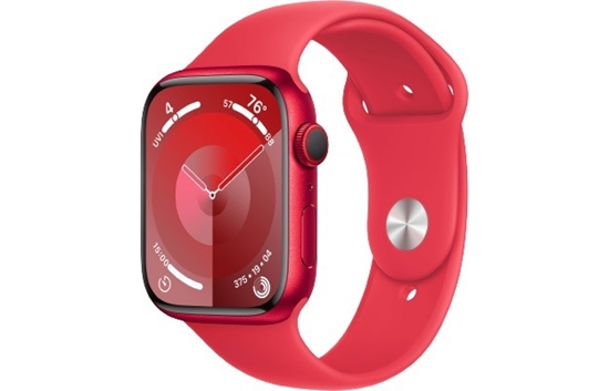 Picture of Watch Series 9 GPS + Cellular, 45mm Koperta z aluminium z edycji (PRODUCT)RED z paskiem sportowym z edycji (PRODUCT)RED - M/L