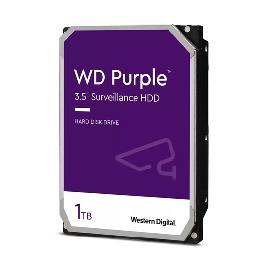 Изображение Western Digital Purple WD11PURZ internal hard drive 1 TB 5400 RPM 64 MB 3.5" Serial ATA III