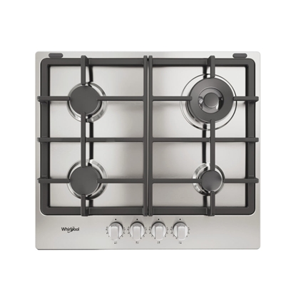 Изображение Whirlpool TGML 661 IX R Stainless steel Built-in 58 cm Gas 4 zone(s)