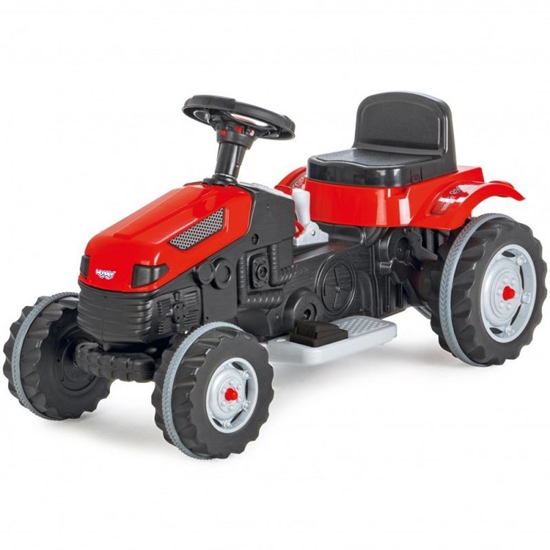 Изображение Woopie Farmer PowerTrac akumuliatorinis traktorius, raudonas