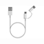 Изображение Xiaomi Mi Cable 2-in-1 Micro USB / Type C / 30 cm